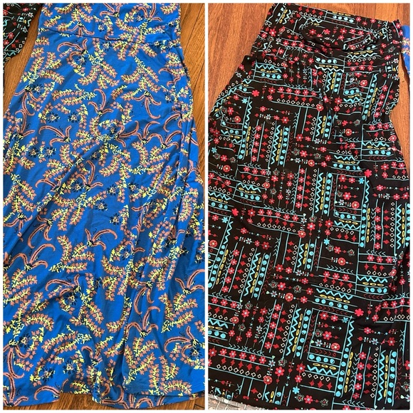 50% off Sale‼️ Labor Day 🇺🇸 must be bundled 2 LuLaRoe Maxi Skirts - Medium - Picture 2 of 4